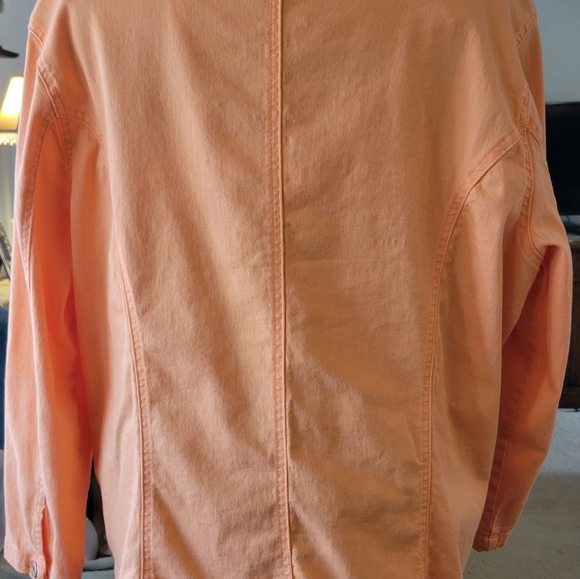 Five Diamonds Stretch Denim Jacket Sz 1X - Picture 2 of 5